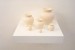 ‘Five Jars’, 1991, clay, wood, paint, 51 x 66 x 30.5