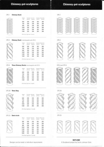Invitation and ordering card for ‘Skyline’