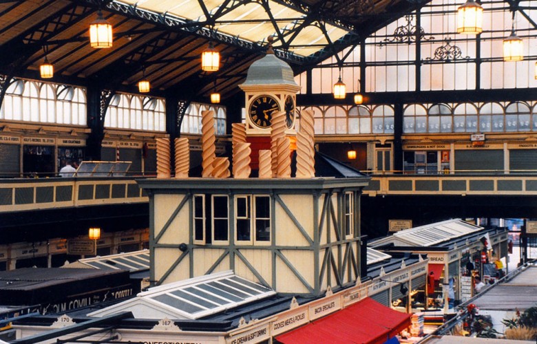 Skyline, 1999, Installation at Central Market, Cardiff
