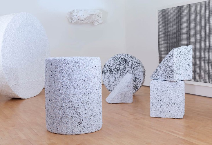 ‘Cloud II’, ‘Drawing’ and ‘Eight forms’ Photo: Dewi Tennat Lloyd