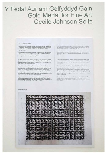 Gold Medal in Fine Art National Eisteddfod, Anglesey 2017