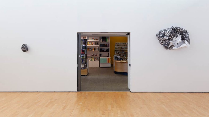 ‘Drawing (Condensed)’ and ‘Drawing (folded)’, TWIST, Gallery 1 Oriel Davies Gallery Newtown, 2019, Photo: Dewi Tennat Lloyd.