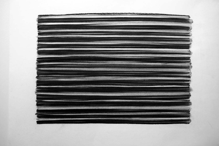 ‘Drawing’ 2017 Charcoal H33cm x W48cm