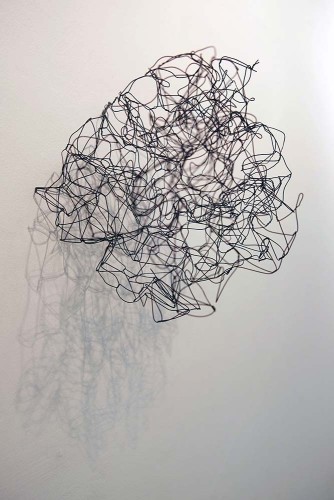 ‘Drawing (Compressed)’ 2017 Wire 18cm x 15cm x 12cm