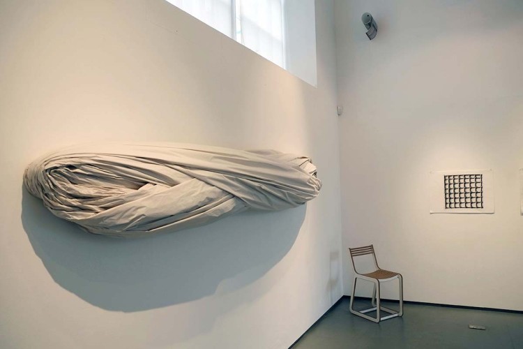 ‘Drawing’, ‘Drawing (rolled)’, ‘Drawing’ ‘Made Up’ Oriel Myrddin Gallery Carmarthen 2016