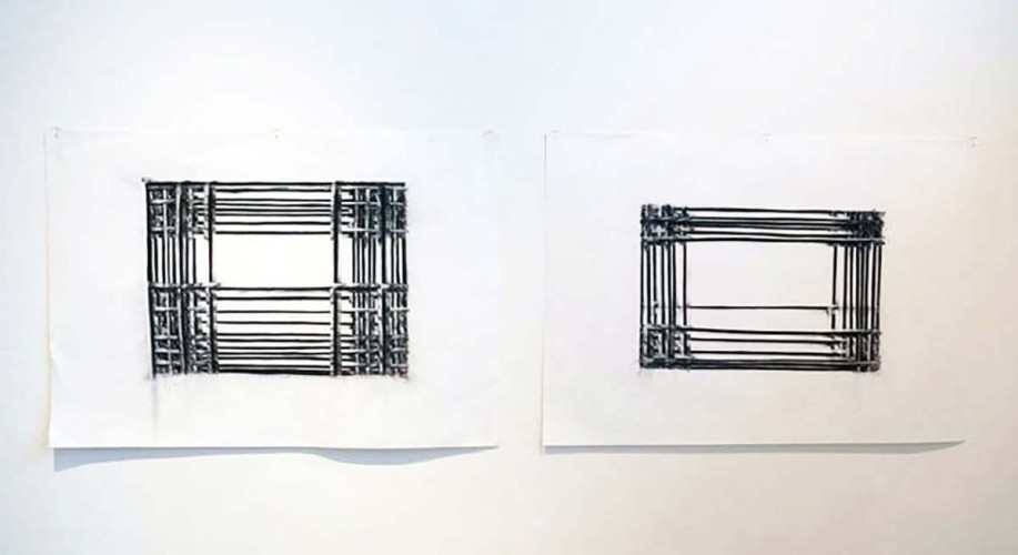Drawings Charcoal on Fabriano 2015-16 Made Up Oriel Myrddin Gallery Carmarthen 2016